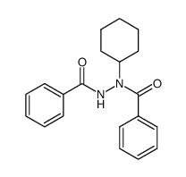 N,N'-dibenzoyl-N-cyclohexyl-hydrazine结构式