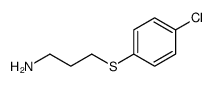3-[(4-chlorophenyl)thio]-1-propanamine(SALTDATA: FREE) Structure