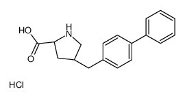 (R)-g-(4-Biphenylmethyl)-L-proline.HCl Structure