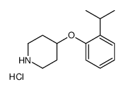 4-(2-ISOPROPYLPHENOXY)PIPERIDINEHYDROCHLORIDE structure