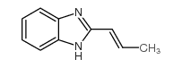 1H-Benzimidazole,2-(1-propenyl)-,(E)-(9CI) structure