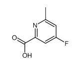 4-FLUORO-6-METHYLPICOLINIC ACID Structure