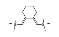E,E-1,2-bis(trimethylsilylmethylene)cyclohexane Structure