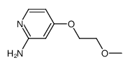 4-(2-methoxyethoxy)pyridin-2-amine Structure