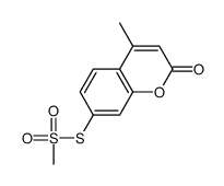 4-Methylumbelliferyl Methanethiosulfonate Structure