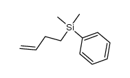 (but-3-en-1-yl)dimethyl(phenyl)silane Structure