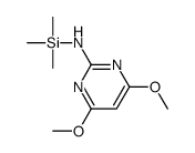 4,6-dimethoxy-N-trimethylsilylpyrimidin-2-amine Structure