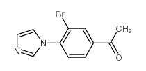 3-溴-4-(1-咪唑基)苯乙酮图片