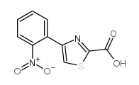 4-(2-Nitrophenyl)-1,3-thiazole-2-carboxylic Acid structure