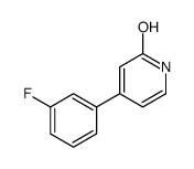 4-(3-fluorophenyl)-1H-pyridin-2-one结构式