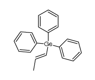 (E)-1-propenyltriphenylgermane结构式
