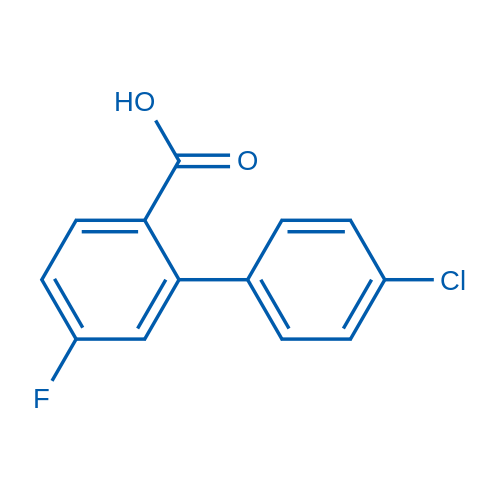 2-(4-chlorophenyl)-4-fluorobenzoic acid图片