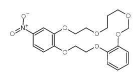 4-NITRODIBENZO-18-CROWN-6 structure