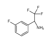 (R)-2,2,2-Trifluoro-1-(3-fluoro-phenyl)-ethylamine结构式