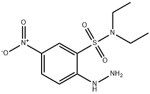 N,N-Diethyl-2-hydrazinyl-5-nitrobenzene-1-sulfonamide Structure