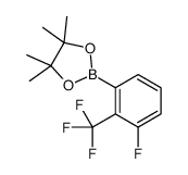 3-Fluoro-2-(trifluoromethyl)benzeneboronic acid pinacol ester structure