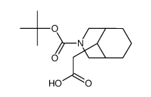 2-(3-(叔-丁氧羰基)-3-氮杂二环[3.3.1]壬烷-9-基)乙酸结构式