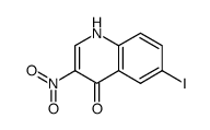 6-iodo-3-nitroquinolin-4-ol结构式