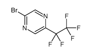 2-Bromo-5-(pentafluoroethyl)pyrazine Structure