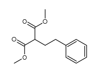dimethyl 2-(2-phenylethyl)malonate Structure