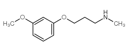 3-(3-methoxyphenoxy)-N-methylpropan-1-amine结构式