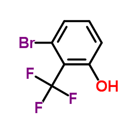 3-溴-2-(三氟甲基)苯酚结构式