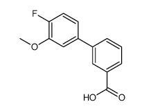 4’-氟-3’-甲氧基联苯-3-羧酸结构式
