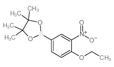 2-(4-Ethoxy-3-nitrophenyl)-4,4,5,5-tetramethyl-1,3,2-dioxaborolane Structure