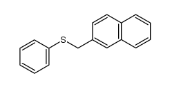 (naphthalen-2-ylmethyl)(phenyl)sulfane结构式