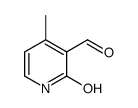 4-methyl-2-oxo-1H-pyridine-3-carbaldehyde结构式