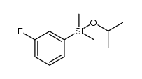 (3-fluorophenyl)(iso-propoxy)dimethylsilane Structure