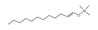 (E)-1-trimethylsilyloxy-1-dodecene Structure