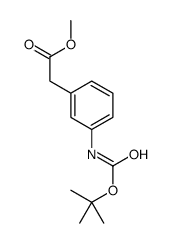 n-boc-3-氨基苯乙酸甲酯结构式