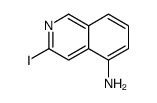 3-iodoisoquinolin-5-amine结构式