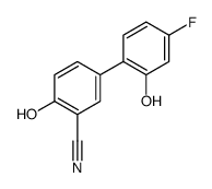 5-(4-fluoro-2-hydroxyphenyl)-2-hydroxybenzonitrile Structure