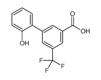 3-(2-hydroxyphenyl)-5-(trifluoromethyl)benzoic acid结构式
