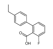 2-(4-ethylphenyl)-6-fluorobenzoic acid结构式