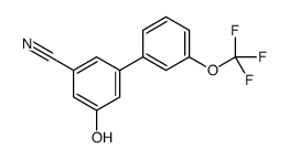 3-hydroxy-5-[3-(trifluoromethoxy)phenyl]benzonitrile结构式