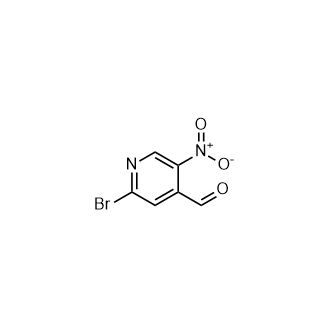 2-溴-5-硝基异烟醛结构式