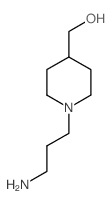 [1-(3-Aminopropyl)piperidin-4-yl]methanol结构式
