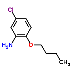 2-Butoxy-5-chloroaniline Structure