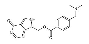 4-[(Dimethylamino)methyl]benzoic acid (4,5-dihydro-4-oxo-1H-pyrazolo[3,4-d]pyrimidine-1-yl)methyl ester picture