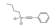 phenylethynyl(butyltelluro)dichloride Structure