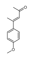 4-(methoxyphenyl)pent-3-en-2-one Structure