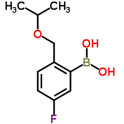 [5-Fluoro-2-(isopropoxymethyl)phenyl]boronic acid Structure