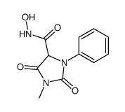 1-phenyl-3-methylhydantoin-5-carbohydroxamic acid Structure