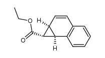 (+/-)-(1ar,7bc)-1a,7b-dihydro-1H-cyclopropa[a]naphthalene-1c-carboxylic acid ethyl ester Structure