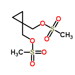 1,1-Cyclopropanedimethanol dimethanesulfonate structure