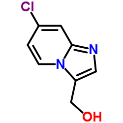 (7-Chloroimidazo[1,2-a]pyridin-3-yl)methanol结构式