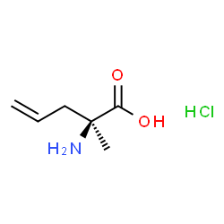 2-S-2-氨基-2-甲基-6-庚烯酸结构式